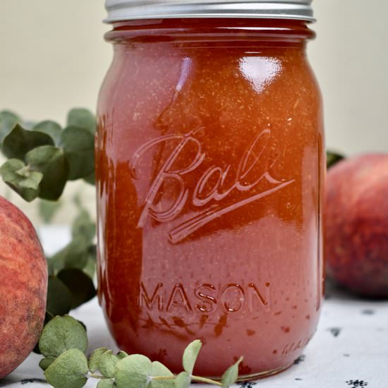 Quick Peach Jam