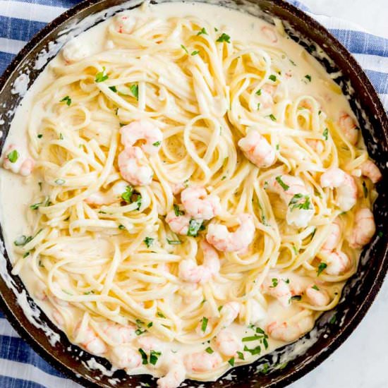 Creamy Shrimp Alfredo