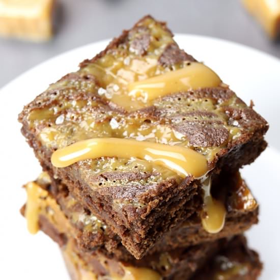 Salted Caramel Brownies