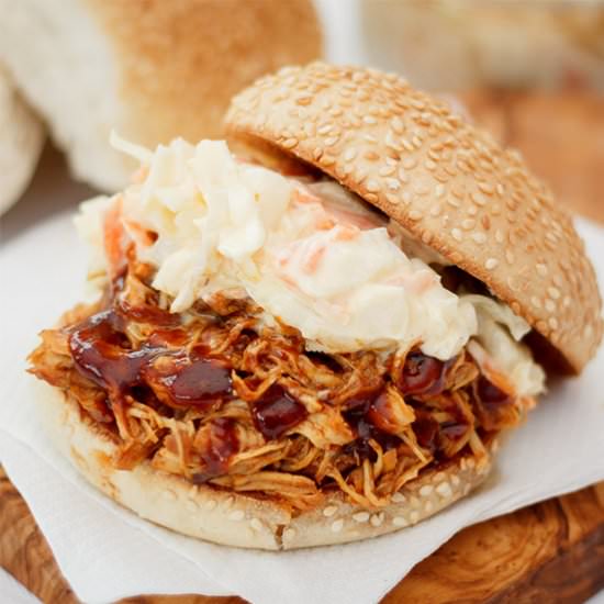 Easy Slow Cooker BBQ Chicken