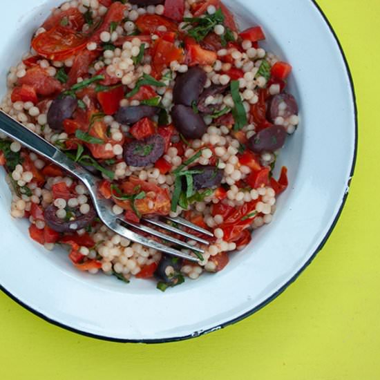 Herby Pearled Couscous Salad