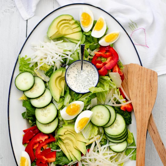 Farmers Market Salad | Lemon Ranch