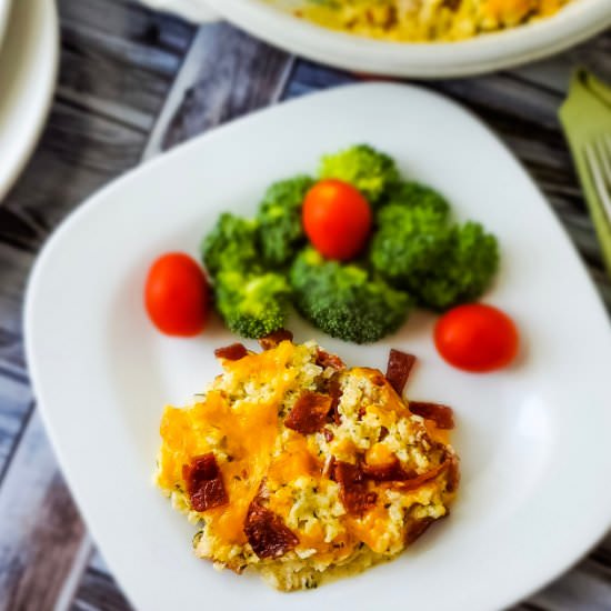 Cheesy Chicken Bacon Casserole