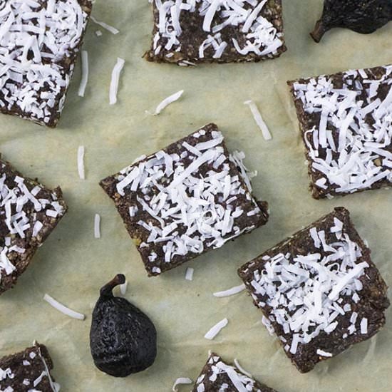 Salted Chocolate Vegan Fig Bars