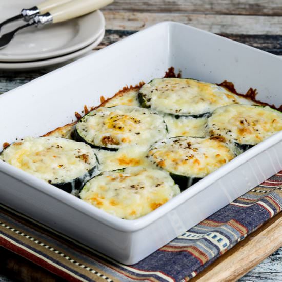 Low-Carb Baked Zucchini Popeye Eggs