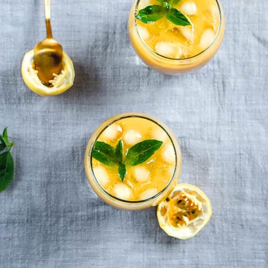 Homemade Passion fruit juice