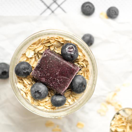 blueberry overnight oats