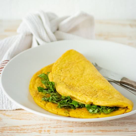 Perfect Fluffy Vegan Omelette