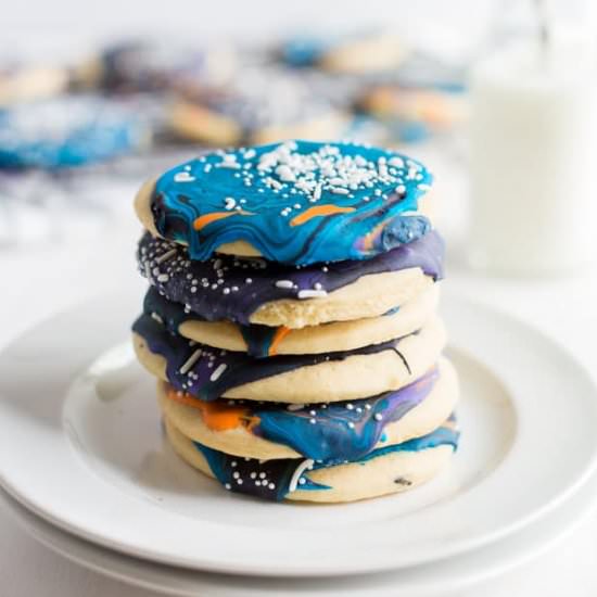 Galaxy Sugar Cookies