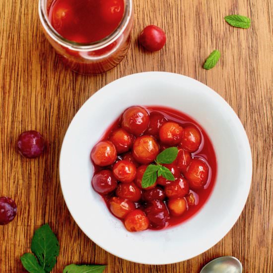 Wild Plum Compote
