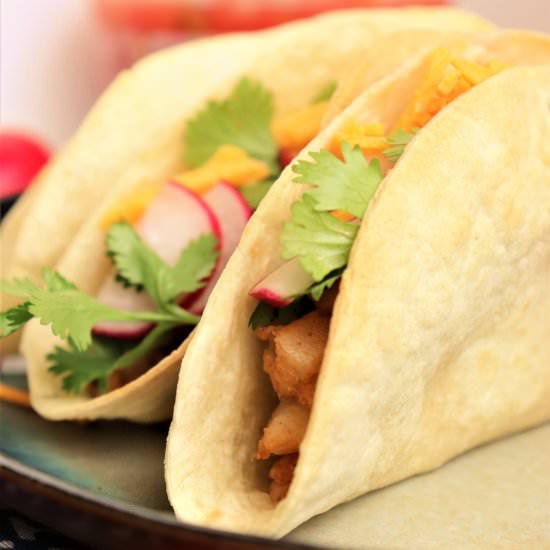 Air Fried Crispy Potato Tacos