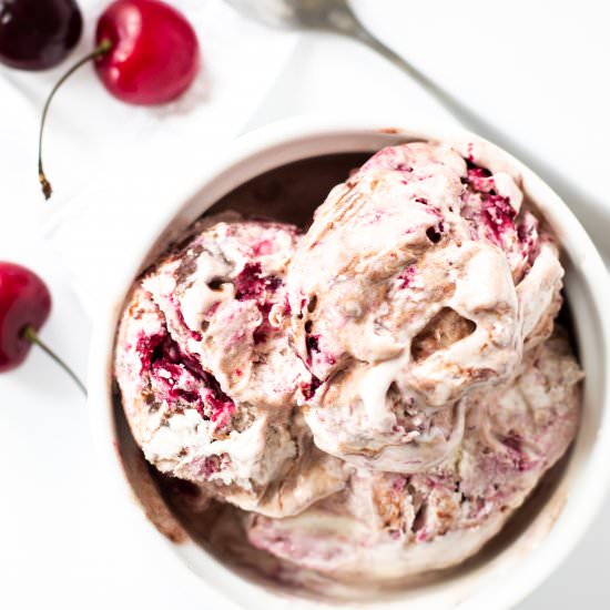 Cherry Chocolate Ice Cream