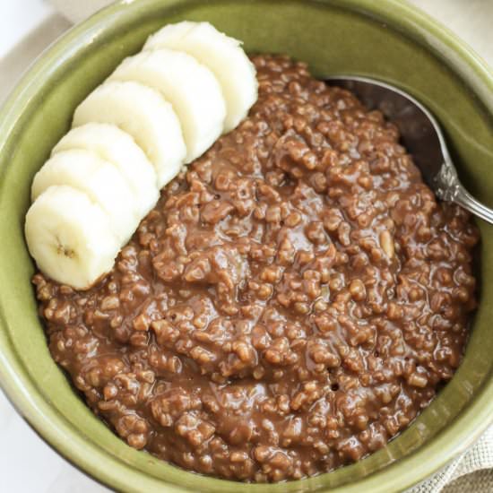 Chocolate Steel Cut Oats