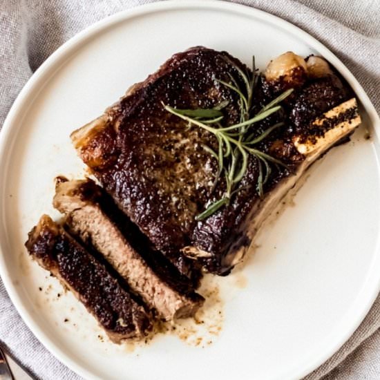 Reverse Sear Ribeye