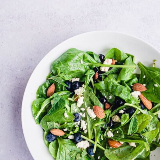 Blueberry Spinach Salad