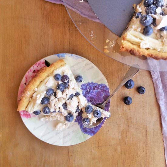 Heaven Tart with Blueberries