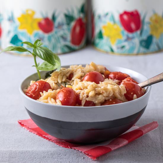 Orzo with Tomatoes