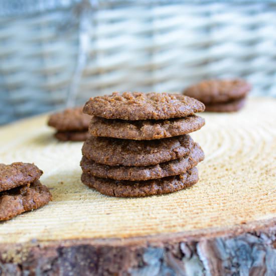 Vegan penut butter cookies