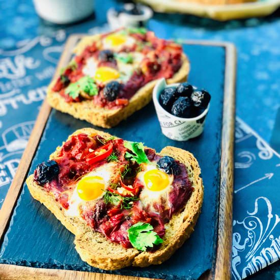Quick breakfast Pizza slices