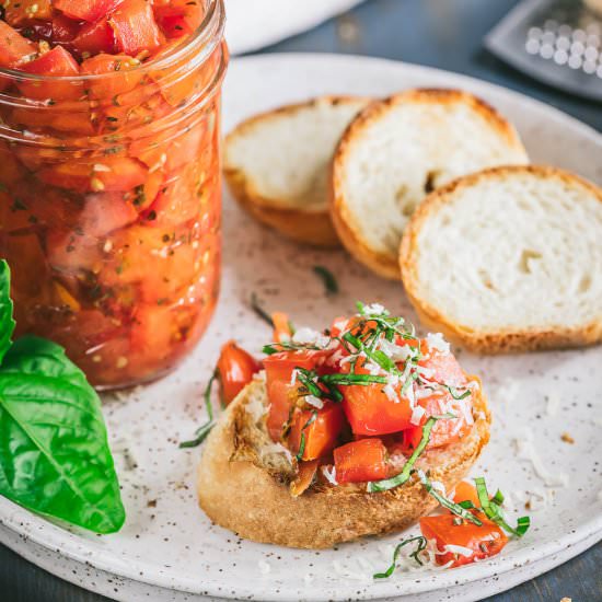 Bruschetta in a Jar
