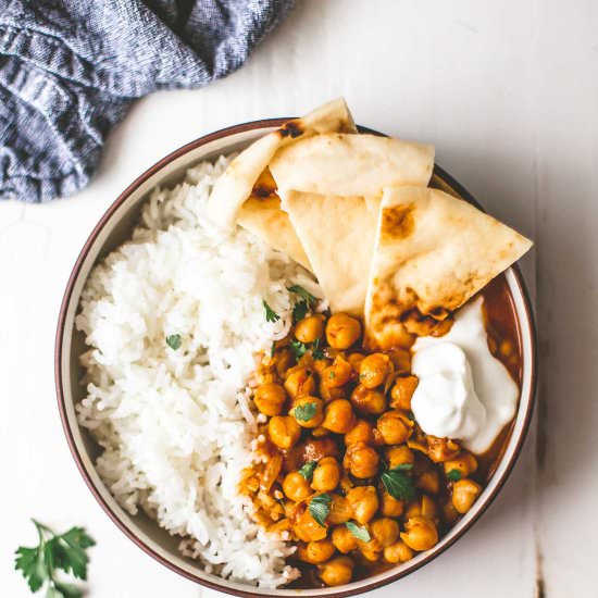 Instant Pot Chickpea Curry
