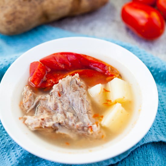 TOMATO & POTATO PORK BONE SOUP