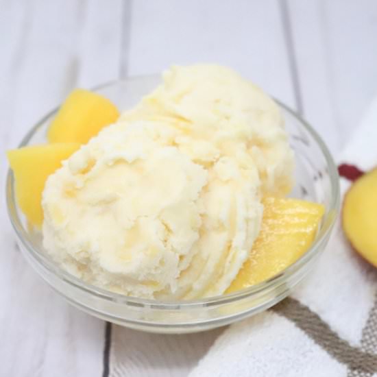 Vegan Mango Ice Cream