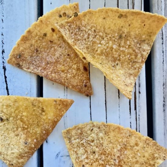 Baked Corn Tortilla Chips