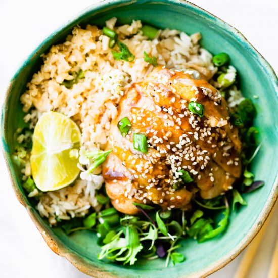 Healthy Paleo Chicken Teriyaki