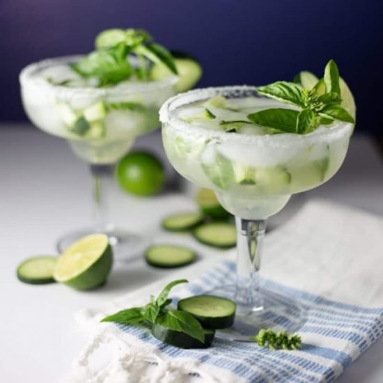 Cucumber Basil Margarita