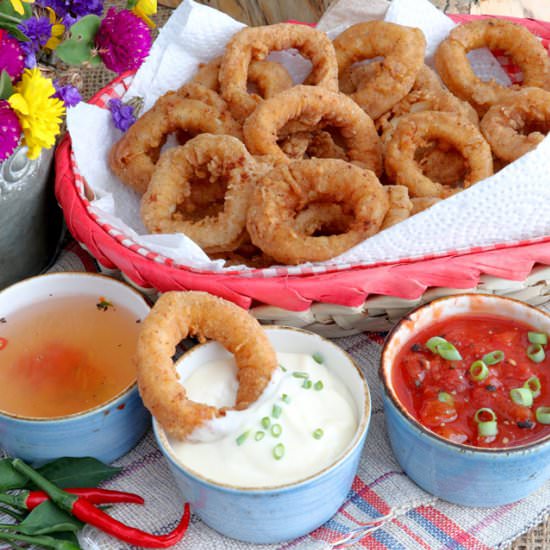 Spicy Crispy Fried Calamares