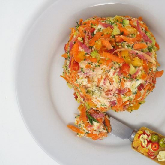 Vegetable Cream Cheese Ball