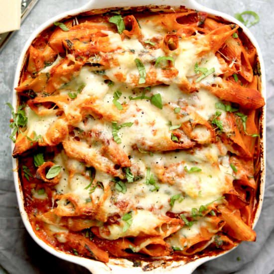 Spinach and Ricotta Pasta Bake