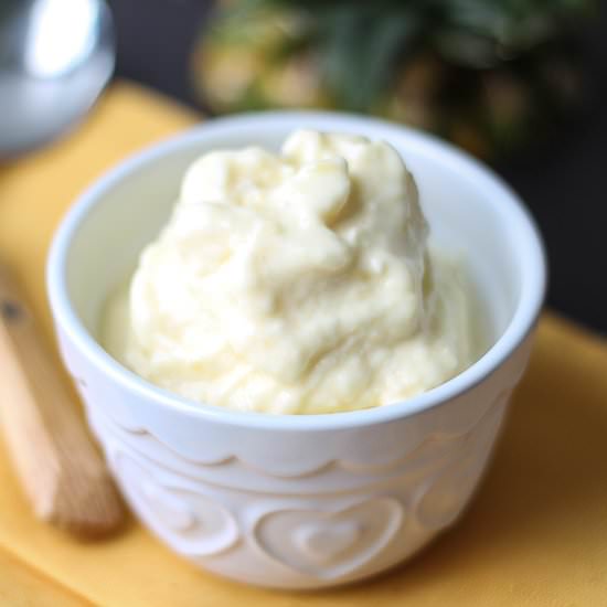 Pineapple Frozen Yogurt