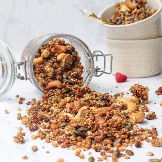 Vanilla Banana Nut Protein Granola