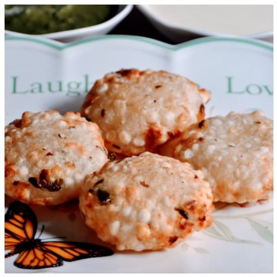 Sabudana Vada (Sago Fritters)