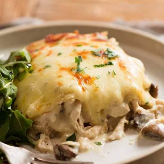 White Chicken Lasagna