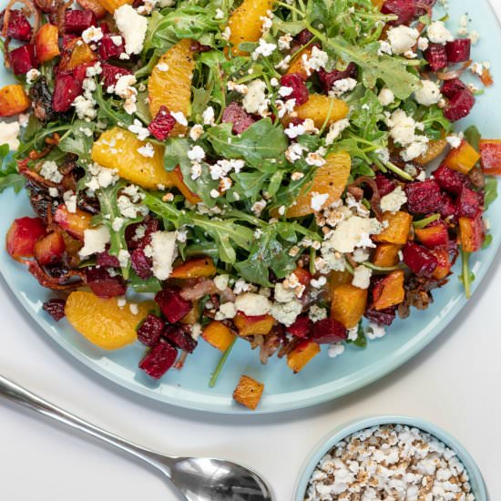 Beets, Citrus & Arugula Salad