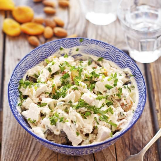 Chicken Salad with Almonds & Apple