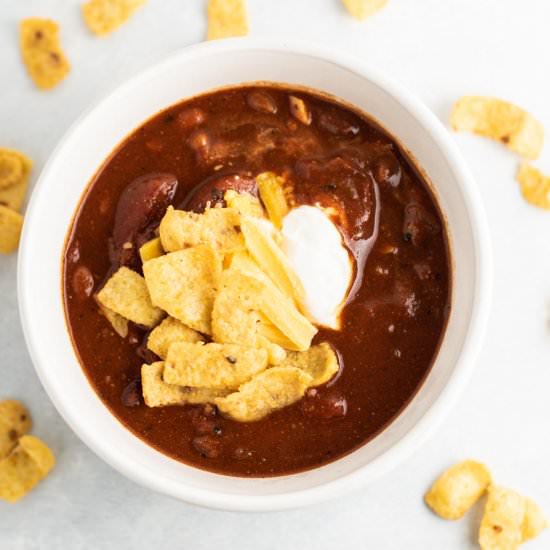 Crock Pot Vegetarian Chili