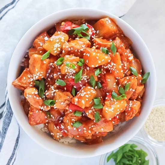Healthy Sweet and Sour Chicken