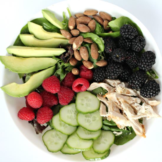Berry Avocado Chicken Salad