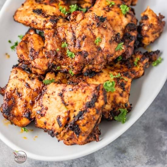 Grilled Boneless Chicken Thighs