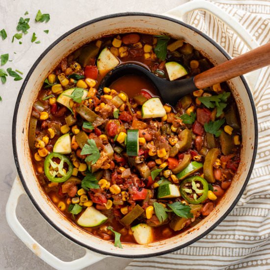 Summer Vegetable Chili