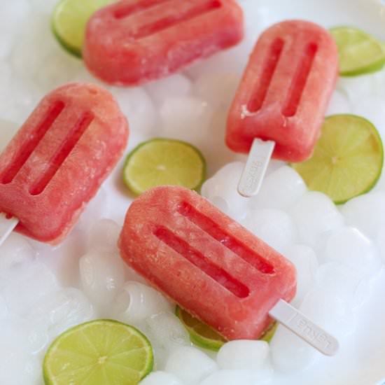 Watermelon popsicles