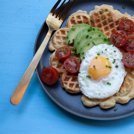 Savoury Chickpea Waffles