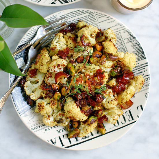 Za’atar Roasted Cauliflower