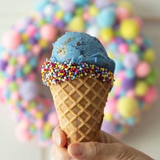 Vegan Cookie Monster Ice Cream