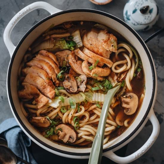 Chicken Udon Soup (鸡肉乌冬面)