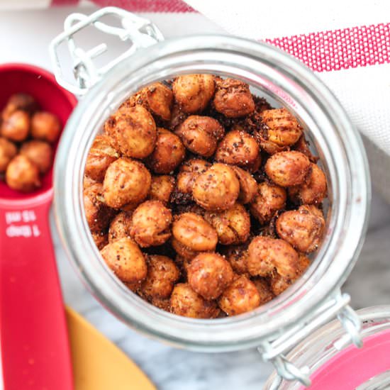 Spicy Roasted Chickpeas